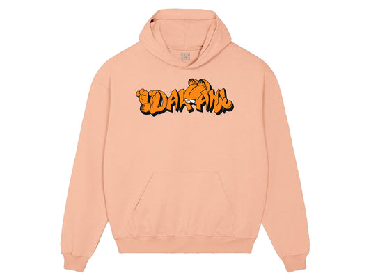 ORANGE GRAPHIC HOODY CORAL